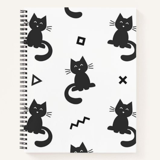 Katzenmuster Notizblock (Vorderseite)