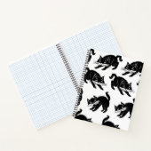 Katzenmuster Notizblock (Innenseite)