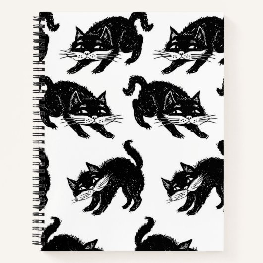 Katzenmuster Notizblock (Vorderseite)