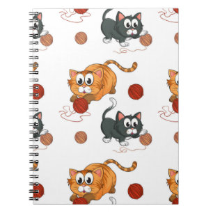 Katzenmuster Notizblock