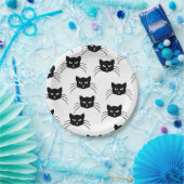 Katzenmuster Pappteller (Party)