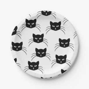 Katzenmuster Pappteller