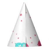 Katzenmuster Partyhütchen (Rückseite)