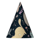 Katzenmuster Partyhütchen (Links)