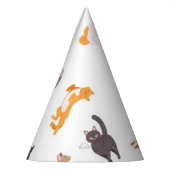 Katzenmuster Partyhütchen (Links)