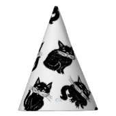 Katzenmuster Partyhütchen (Rechts)