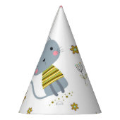 Katzenmuster Partyhütchen (Links)