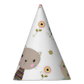 Katzenmuster Partyhütchen (Rechts)