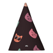Katzenmuster Partyhütchen (Rechts)