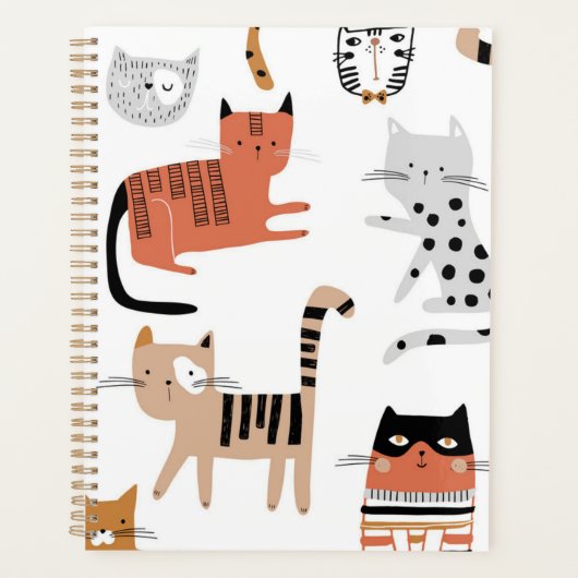 Katzenmuster Planer (Vorderseite)
