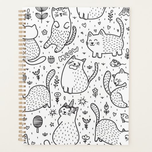 Katzenmuster Planer (Vorderseite)