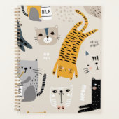 Katzenmuster Planer (Vorderseite)