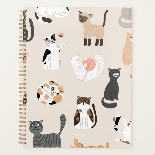 Katzenmuster Planer (Vorderseite)