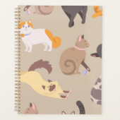 Katzenmuster Planer (Vorderseite)