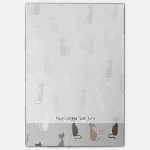 Katzenmuster Post-it Klebezettel