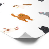Katzenmuster Poster (Ecke)