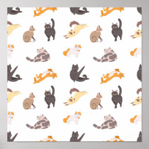 Katzenmuster Poster