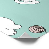 Katzenmuster Poster (Ecke)