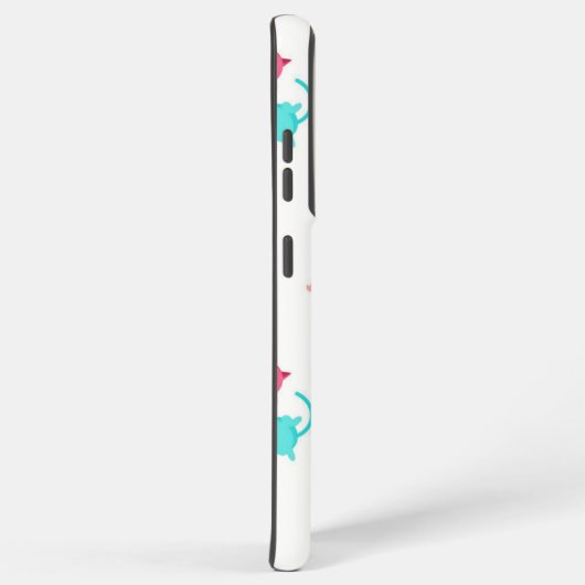 Katzenmuster Samsung Galaxy Hülle (Rechte Seite)