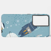 Katzenmuster Samsung Galaxy Hülle (Linke Seite)