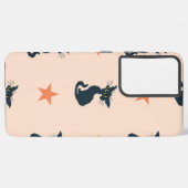 Katzenmuster Samsung Galaxy Hülle (Linke Seite)