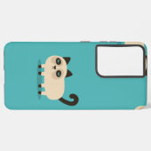 Katzenmuster Samsung Galaxy Hülle (Linke Seite)