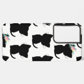 Katzenmuster Samsung Galaxy Hülle (Linke Seite)