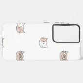 Katzenmuster Samsung Galaxy Hülle (Linke Seite)