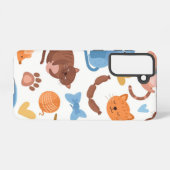 Katzenmuster Samsung Galaxy Hülle (Rückseite (Horizontal))