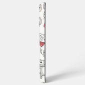 Katzenmuster Samsung Galaxy Hülle (Rückseite (Horizontal))