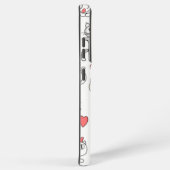 Katzenmuster Samsung Galaxy Hülle (Rechte Seite)