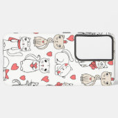 Katzenmuster Samsung Galaxy Hülle (Linke Seite)