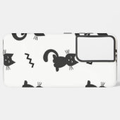 Katzenmuster Samsung Galaxy Hülle (Linke Seite)