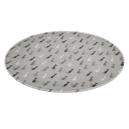 Katzenmuster Schneidebrett (Ecke)
