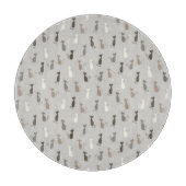 Katzenmuster Schneidebrett (Vorderseite)