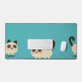 Katzenmuster Schreibtischunterlage (Tastatur & Maus)