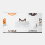 Katzenmuster Schreibtischunterlage (Tastatur & Maus)