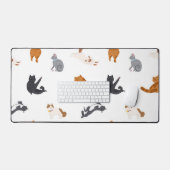 Katzenmuster Schreibtischunterlage (Tastatur & Maus)