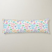 Katzenmuster Seitenschläferkissen (Rückseite)