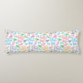 Katzenmuster Seitenschläferkissen (Vorderseite)