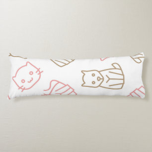 Katzenmuster Seitenschläferkissen