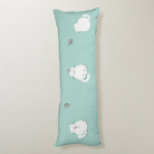 Katzenmuster Seitenschläferkissen (Rückseite (Vertikal))