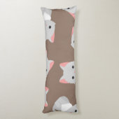 Katzenmuster Seitenschläferkissen (Rückseite (Vertikal))