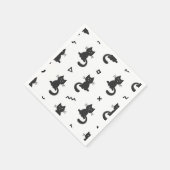Katzenmuster Serviette (Ecke)