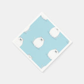 Katzenmuster Serviette (Ecke)