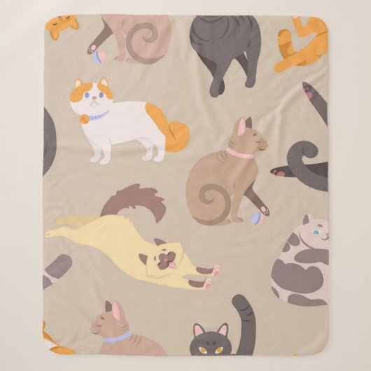 Katzenmuster Sherpadecke (Vorderseite)