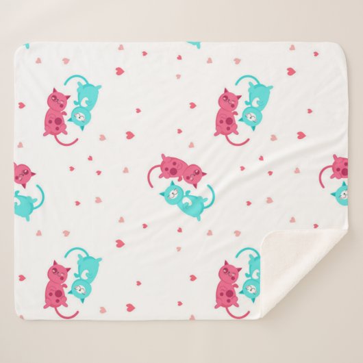 Katzenmuster Sherpadecke (Vorderseite (Horizontal))