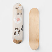 Katzenmuster Skateboard (Vorderseite)