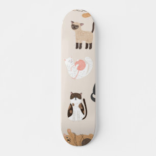Katzenmuster Skateboard