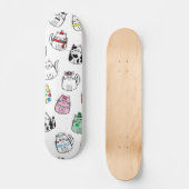 Katzenmuster Skateboard (Vorderseite)
